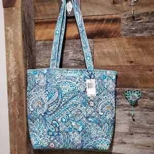 NWT Vera Bradley Daisy Dot Paisley Iconic Tote